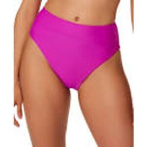 1745 Bar III Women's High-rise High-leg Bikini Briefs NEON ORCHID PINK sz XL new